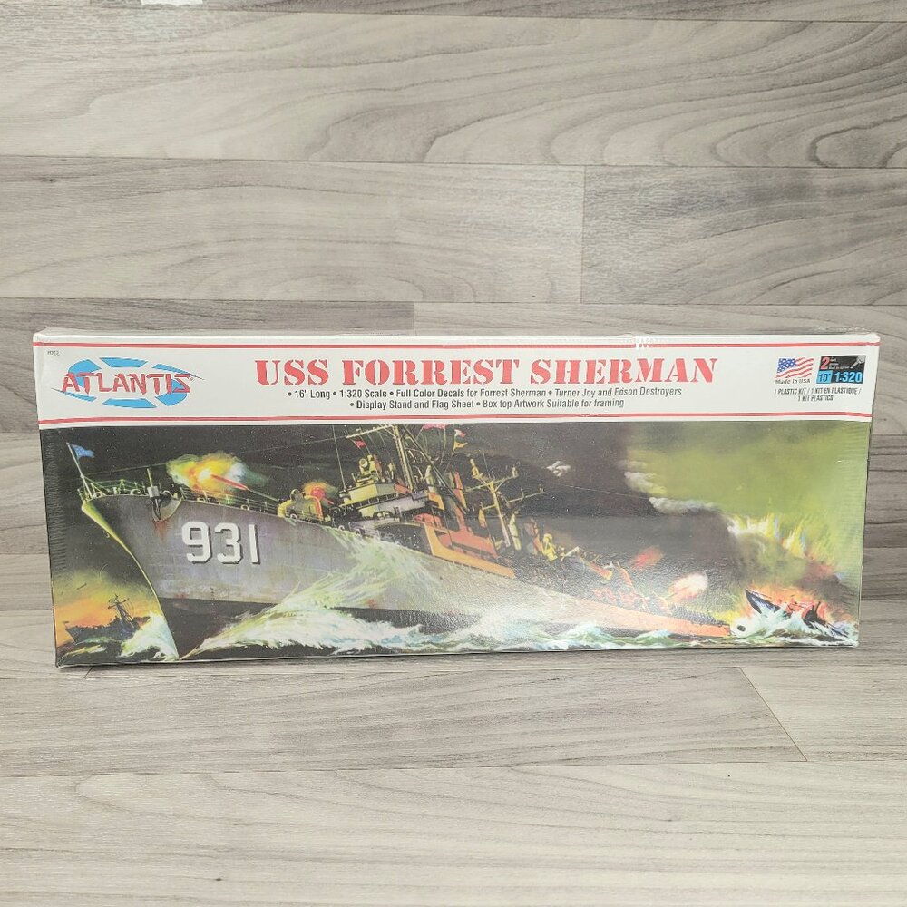 Atlantis Models U.S.S. Forrest Sherman 1:320 Scale Plastic Model Kit No. H352